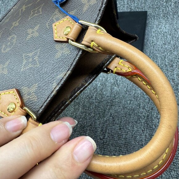 Louis Vuitton Petite Sac Plat Monogram Canvas Satchel fbcco1325-102125 - Picture 6 of 16